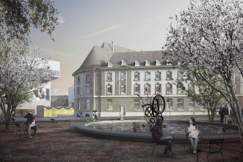 Réaménagement de la place de la Gare à Fribourg, en association avec l'Atelier du Paysage